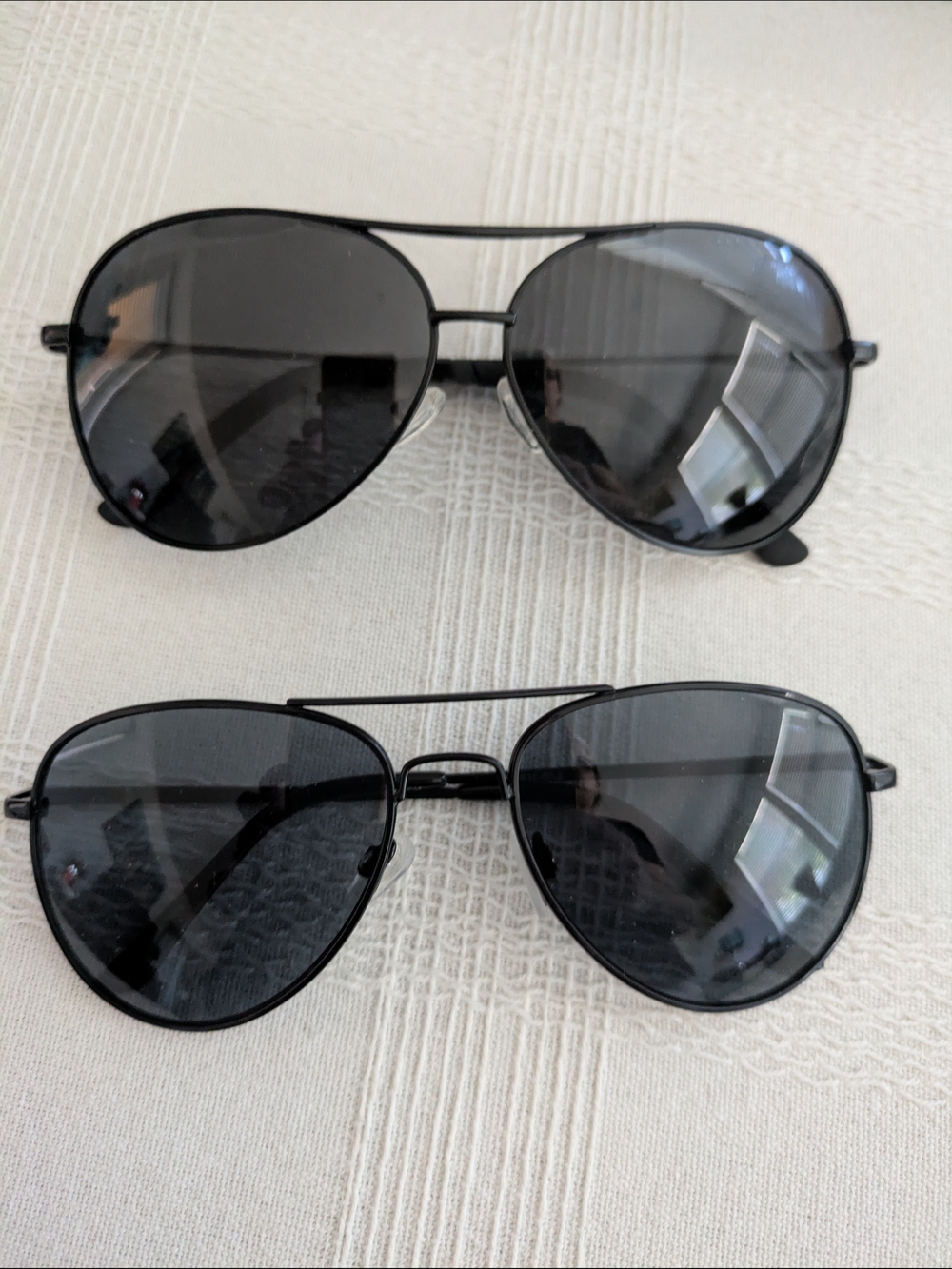 Men's Black Aviator Sunglasses - Classic Metal Frame - Unisex - 2/$16 - NWOT